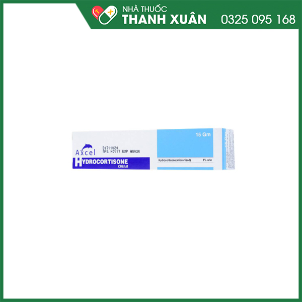 Axcel Hydrocortisone cream kem bôi điều trị viêm da